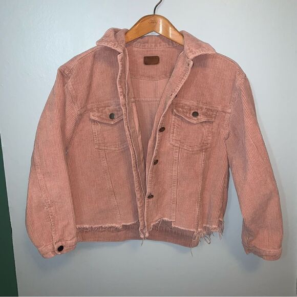 POL Corduroy Cropped Jacket Medium - Picture 1 of 4